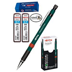 0.7 Uçlu Kalem Kalem Ucu Ve Sınav Silgisi 1 Paket 07 Uçlu Kalem Mekanik Versatil Rotring Visumax Kalem