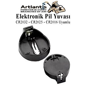 Elektronik Pil Yatağı 3 Volt 1 Adet Cr2032 Cr2025 Cr2016 Para Düğme Pil Yatağı Rcb Pil Tutucu Bios Devre