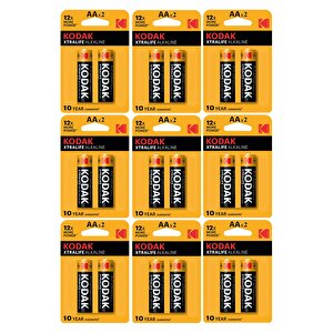 Xtralife Alkalin Kalem Pil Aa 18 Adet Kodak Kaliteli Uzun Ömürlü 1.5 V Kalem Pil Orjinal Kumanda Fener Saat Cihazlar