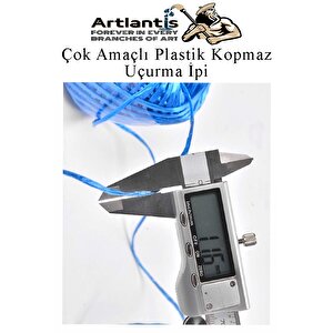 Çok Amaçlı Plastik Kopmaz Uçurtma İpi Çamaşır İpi 5 Adet Renkli 250 Metre Naylon İp Çırpı İpi Çizim İnşaat Duvar İpi