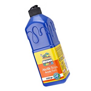 Akrilik Boya 1000 Gr 4 Renk 1 Paket Su Bazlı Akrilik Boyası Hobi Sanatsal Boya Tuval Ahşap Metal Ağaç Taş Beton