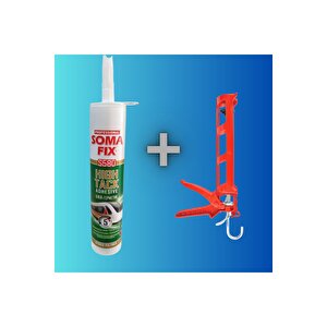Korniş Silikonu Ultra Güçlü + Silikon Tabancası