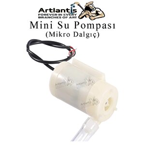 Mini Su Pompası Deney Seti 1 Adet Hortum Pil Yatağı Anahtar Mikro Dalgıç Pompa Solonoid Su Pompası Küçük Akvaryum Motoru