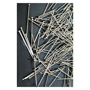 Toplu İğne 20 Gr 28 Mm 4 Paket Yaklaşık 600 Adet Nikel Kaplı Toplu İğne Düğün Nişan Takı İğnesi Okul Ofis Büro