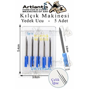 Kılçık Makinesi İğnesi İnce Uçlu 5 Li 1 Paket Değiştirilebilir Çelik Uçlu Kılçık Tabancası Yedeği Etiketleme İğnesi