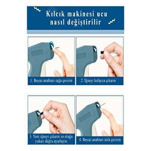 Kılçık Makinesi İğnesi İnce Uçlu 5 Li 1 Paket Değiştirilebilir Çelik Uçlu Kılçık Tabancası Yedeği Etiketleme İğnesi