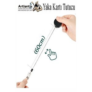 Mavi Yaka Yoyosu 10 Adet Yoyo Kartlık Kimlik Personel Kartı Yoyo Yaka Cep Kemer Geri Çekilebilir Rozet Tutma Makara