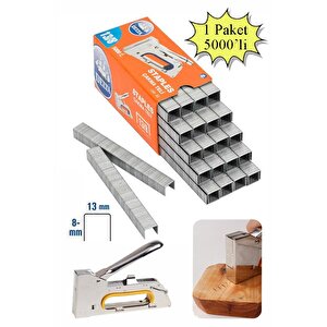 13/8 Zımba Teli 5000 Li 1 Paket Delta 13-8 Zımba Tabancaları Patpat Otomatik Zımba Makinesi Çakma Teli
