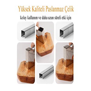 13/8 Zımba Teli 5000 Li 1 Paket Delta 13-8 Zımba Tabancaları Patpat Otomatik Zımba Makinesi Çakma Teli