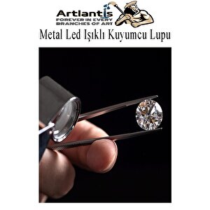 Işıklı Lup Büyüteç Mercek 30x Büyütme 21 Mm 1 Adet 30x Kuyumcu Takı Lupu Paslanmaz Çelik Optik Kaliteli Taşınabilir Lup