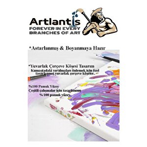 Kare Yuvarlak Ve Altıgen Tuval 30 Cm Mydido 12 Renk 12 Ml Tüp Akrilik Boya Şövale 1 Paket Arkadan Zımbalı 30x30 Cm Tuval