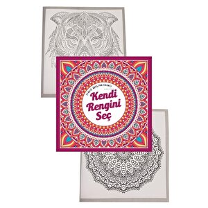 Kendi Rengini Seç Büyüklere Boyama Kitabı 1 Adet Nesil Boyama Kitabı Büyükler İçin Mandala Stresi Azaltma Sanatı