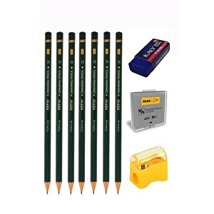 Dereceli Kurşun Kalem Seti 25x35 Duralit Masaüstü Drawing Şövale Set Resim Kağıdı Kalem Uzatma Gölgelendirme Dağıtıcı
