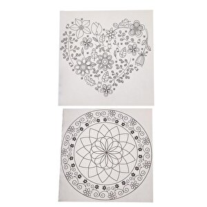 Sevgiyle Boya Büyüklere Boyama Kitabı Fatih 24 Renk Kuru Boya 1 Adet Ema Boyama Kitabı Büyükler İçin Mandala Yaratıcı Boyama