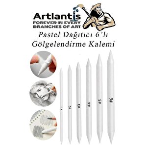A3 Eskiz Defteri Spralli 50 Yaprak Karakalem Çizim Seti Gölgelendirme Kalemi Kuruboya Hamur Silgi Fatih Dereceli Kalem