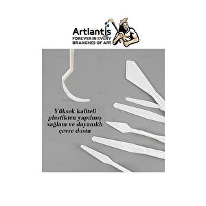 Canson Çok Amaçlı Sanatsal Blok A4 200 Gr 20 Yaprak 1 Adet Fanart 12 Renk Yağlı Boya Fırça Palet Spatula Fırça Temizleme