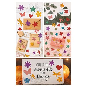 Şekilli Eva Yapışkanlı 100 Lü 1 Paket Kendinden Yapışkanlı Eva Sticker Kalp Yıldız Okul Öncesi Kreş Ana Okulu Süsleme