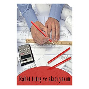 Marangoz Kalem Siyah Oval 12 Adet 1 Paket Kalın Oval Marangoz İnşaat Kalemi Aşap Beton İşaretleme Kalemi Kalın Kalem