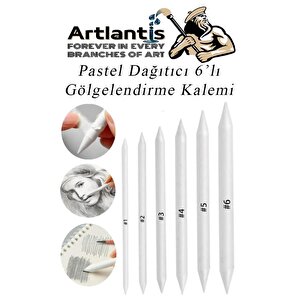 A4 Telli Eskiz Defteri Canson 1557 Kömür Kalem Karakalem Rulo Kalemlik Siyah 24 Bölmeli Dereceli Kalem Gölgeleme Dağıtma