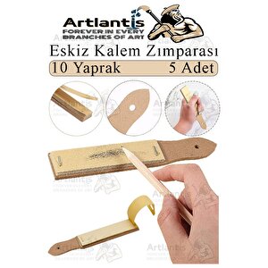 A4 Telli Eskiz Defteri Canson 1557 Kömür Kalem Karakalem Rulo Kalemlik Siyah 24 Bölmeli Dereceli Kalem Gölgeleme Dağıtma