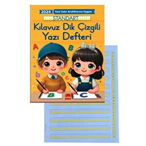 Kılavuz Dik Çizgili Güzel Yazı Defteri Orta Boy Fatih Jumbo Kurşun Kalem Sınav Silgisi Kalemtraş Yeni Müfredat Yazı