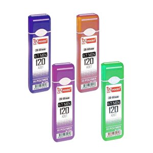 Kalem Ucu 120 Li 0.7 Mm 2b 4 Paket Çoklu Versatil Kalem Uç Mekanik Uçlu Otomatik Kurşun Mikro Kalem Ucu 60 Mm Yumuşak