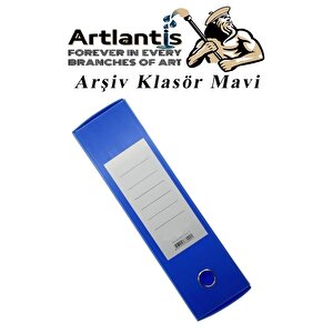 Mavi Arşiv Ve Proje Kutusu 29x36x10cm 10 Adet Arşiv Klasörü Lastikli Plastik Arşiv Klasörü Büro Okul Sınıf