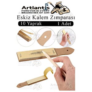 Kalem Zımparası 1 Adet Eskiz Zımpara Kağıdı Füzen Kömür Kalem Karakalem Kalemtraş Kömür Bileme İnce Dişli Çizim Zımpara