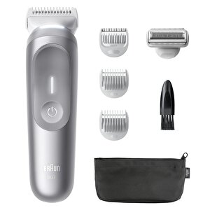 Braun Vücut Tıraş Makinesi Series 7, +6 Aksesuar, Kompakt, Smartlight, Bg7550