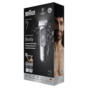 Braun Vücut Tıraş Makinesi Series 7, +6 Aksesuar, Kompakt, Smartlight, Bg7550