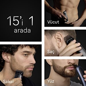 Hepsi Bir Arada Series 7, 15'i 1 Arada Tıraş Kiti, Problade, Autosense, Aio7580