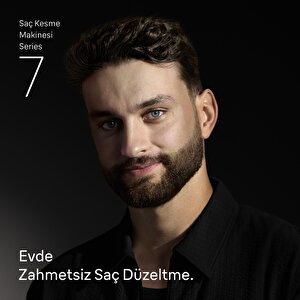 Saç Kesme Makinesi Series 7, +5 Aksesuar, Ömür Boyu Keskin Bıçak, 17 Uzunluk, Hc7590