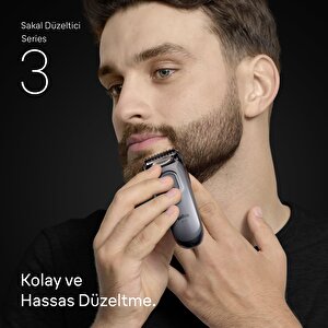 Sakal Düzeltici Series 3, +5 Aksesuar, 40 Uzunluk, Keskin Bıçak, Bt3560