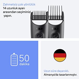 Braun Hepsi Bir Arada Series 3, 8’i 1 Arada Tıraş Kiti, Keskin Bıçak, 14 Uzunluk, Aio3540