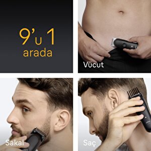 Hepsi Bir Arada Series 5, 9’u 1 Arada Tıraş Kiti, Keskin Bıçak, Vücut Tıraşı Aio5540