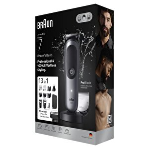 Braun Hepsi Bir Arada Series 7, 13'ü 1 Arada Tıraş Kiti, Problade, Autosense, Aio7560
