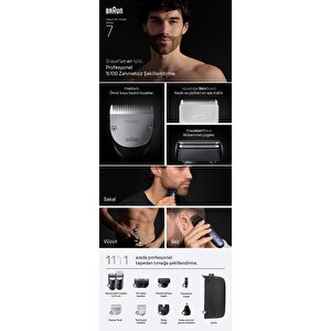Braun Hepsi Bir Arada Series 7, 11’i 1 Arada Tıraş Kiti, Problade, Autosense, Aio7540