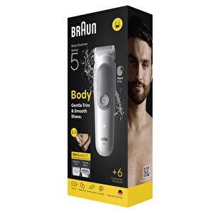 Braun Vücut Tıraş Makinesi Series 5, +6 Aksesuar, Su Geçirmez, Bg5550
