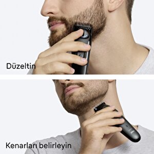 Braun Sakal Düzeltici Series 3, +3 Aksesuar, 40 Uzunluk, Keskin Bıçak, Bt3520