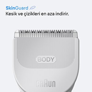 Vücut Tıraş Makinesi Series 3, +2 Aksesuar, Su Geçirmez, Bg3500