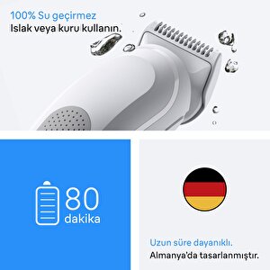 Braun Vücut Tıraş Makinesi Series 3, +2 Aksesuar, Su Geçirmez, Bg3500