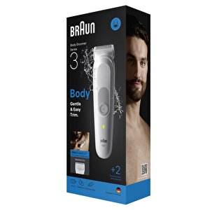Braun Vücut Tıraş Makinesi Series 3, +2 Aksesuar, Su Geçirmez, Bg3500