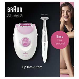 Braun Silk-épil 3 3321 Epilatör / Epilasyon + Bikini Trimmer