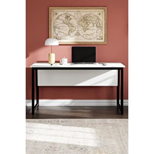 Ms2 Çalışma Masası,ofis Masası - 70x140 Cm - Beyaz Beyaz