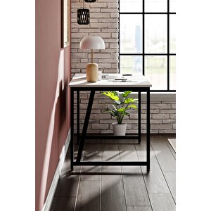 Ms2 Çalışma Masası,ofis Masası - 70x140 Cm - Beyaz