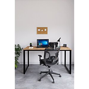 Ms1 Metal Ayaklı Çalışma Masası - 140cm - Çam Çam