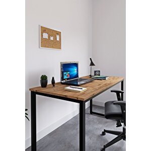 Ms1 Metal Ayaklı Çalışma Masası - 140cm - Çam Çam