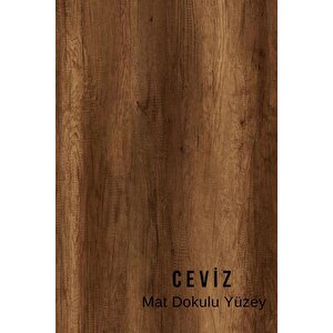 Ms1 Metal Ayaklı Çalışma Masası - 120cm - Ceviz Ceviz
