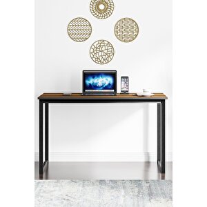 Ms1 Metal Ayaklı Çalışma Masası - 120cm - Ceviz Ceviz