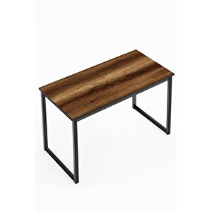 Ms1 Metal Ayaklı Çalışma Masası - 120cm - Ceviz